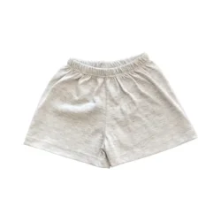 Short bebe algodon gris